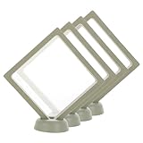 GREENADSCAPE 4 Sätze Mini Figuren Vitrine Setzkasten Teiliges Display Case für Sammlerstücke und...