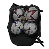 Ynnhik Fußball-Netztasche, Netz-Basketballtaschen mit Kordelzug |...