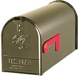 Vamundo Elite Briefkasten aus Stahl, Größe T1, bronzefarben