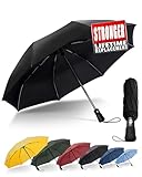 Chakipee Kompakter Reise Regenschirm Groß Sturmfest – Automatik Taschenschirm für Herren und...