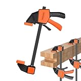 Lange Holzzwingen - Schnellspannklemmen Set, Schwerlastklemmen | 1-Hand-Holzbearbeitungsklemmen...