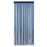 WENKO Türvorhang blau-weiß