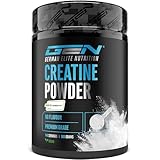 Creapure® Creatin Monohydrat Pulver 500g - 99,99% reines Mikronisiertes Pulver - 146 Portionen...