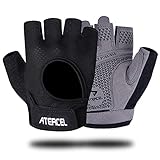 ATERCEL Fitness Handschuhe Fahrradhandschuhe für Herren und Damen, Atmungsaktive...