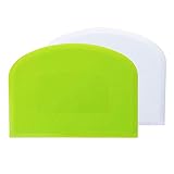 Teigschaber Teigschaberkarte Silikon,Dough Scraper card Spatelset für Kuchen, Pizza, Brotschneiden,...