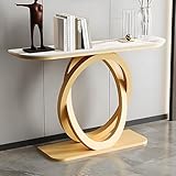 Moderner, Konsolentisch Schmal mit Sintersteinplatte, Schmale Kommode Flur, Sideboard Flur mit...