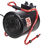 RS PRO Industrie-Heizlüfter Standgerät 415 V BS4343/IEC60309 mit Thermostat, 5kW / 415V ac