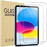 ProCase 2 Stück Schutzfolie für iPad 10. Generation 10,9 Zoll 2022, 9H Gehärtetes Glas für iPad...