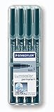 STAEDTLER permanenter Universalstift Lumocolor, wisch- und wasserfest, sekundenschnell trocken,...