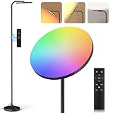SIBRILLE LED Stehlampe Wohnzimmer RGB, 36W Superhelle Moderne Stehlampe Dimmbar mit Fernbedienung,...