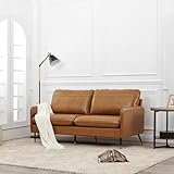 Z-hom Sofa Modell 002 aus genarbtem Leder, gepolstertes 2-Sitzer-/ 3-Sitzer-Sofa, Moderne Couch,...