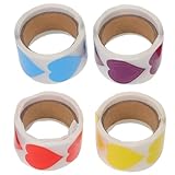 OATIPHO 400 Stück Selbstklebende Bräunungsaufkleber Herz Muster Perforierte Solarium Sonnenbad...