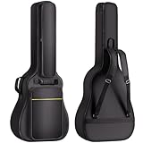 CAHAYA Gitarrentasche Gig Bag 8 mm gepolstert wasserdicht Mit Notenstativtasche/Notenständer Nicht...