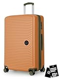 Hauptstadtkoffer Mitte - Großer Hartschalenkoffer + Digitaler Namensschild, TSA, 4 Rollen, Check-In...