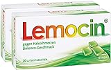 Lemocin gegen Halsschmerzen Spar-Set 2x20 Lutschtabletten Linderung bei Halsschmerzen und...