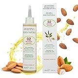 Mandelöl für dünnes und empfindliches Haar, 200 ml, mit Rizinusöl, Kokosöl, Arganöl und...
