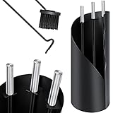 KESSER® Kaminbesteck Set 4-teiliges Kaminzubehör - Modern Design, beschichtet, Hochwertige...