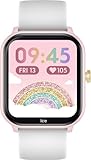 ICE-WATCH - Ice smart junior 2.0 Pink White - Rosafarbene Connected Watch für Kinder mit weißem...