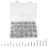 1080 Stück Schrauben Muttern Sortiment Set, M3 M4 M5 M6 Schrauben mit Sechskantmuttern und...