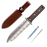 CIELCERA Hori Hori Garden Messer mit schärfen Stab, Ideal - Graben im Garten - und Landschaftsbau...