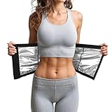 Sauna Schwitzgürtel Damen Waist Trainer Bauchweggürtel Sweat Belt Waist Trainer Neopren...