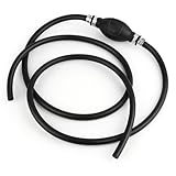 QOUBNIC Benzinpumpe Handpumpe, 8mm*1.9M Transferpumpe Gummi Ölabsaugpumpe für Flüssigkeits...