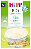 HiPP BIO Getreidebrei 100% Reis (7 x 200g), ab 5. Monat, ohne Zuckerzusatz, sanft zu Babys...