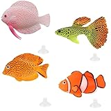 Numama Künstliche Fische für Aquarien, Dekoration für Aquarien, bunt, Dekoration,...