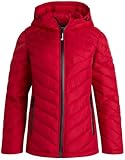 Reebok Softshell-Jacke für Damen, leicht, wetterbeständig, mit Kapuze, Sportliche Oberbekleidung...