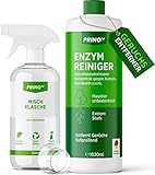 PRINOX® 1030ml Enzymreiniger Konzentrat inkl. Mischflasche I STARKER GERUCHSENTFERNER I Ergibt bis...