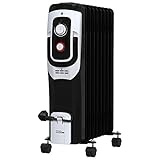 Güde 85191 Ölradiator OR 2000-9 (220-240 V, 2000 W Heizleistung, 3 Heizstufen (800/1200/2000 W), 9...