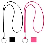 Nezyo 2 Stück Schlüsselband Lang Lanyard Schlüsselanhänger Umhängeband Lanyard Schlüsselband...