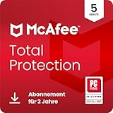 McAfee Total Protection (5 Geräte) 2025 | 2 Jahre | Secure VPN, Sicherheitssoftware mit...