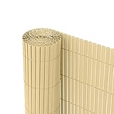 Ribelli® PVC Sichtschutzmatte Sichtschutzzaun Sichtschutz Zaun Balkon Windschutz (80 x 300 cm,...