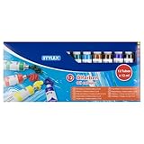 Stylex 28652 - Ölfarben im Set, 12 Tuben á 12 ml, gebrauchsfertig, untereinander mischbar, für...