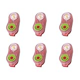 Uikdjgu 6X Rettungsweste, LED-Licht, Lebensrettende Weste mit, zum im Wasser im Notfall