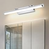 Dehobo LED Spiegelleuchte Bad 42CM 9W - Spiegellampe Badezimmer mit Schalter IP44 Wandbeleuchtung...