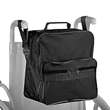 XFLYP Rollstuhltasche, Rollstuhltasche Hinten Rollstuhl Zubehör, LäSst Sich an den Griffen...