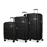 American Tourister Skymax - Kofferset 3-teilig, Schwarz (Bass Black)