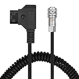 Aflytep D-Tap auf BMPCC 4K 2 Pin Kabel für Pocket Cinema Kamera 4K für V Mount Akku