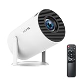 KEPEAK HY300 Pro Portable Mini Projector, Wi-Fi 6 Android 11.0 Smart Beamer, 1080P Full HD mit...