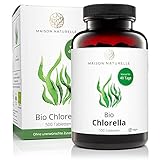 MAISON NATURELLE® | Bio Chlorella Presslinge (500 Stück) - 100% reine Algen Tabletten ohne...