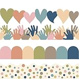 80 x Bordüren-Wandaufkleber, Aufkleber für Schule, Party, Pinnwand, Dekoration, Tafel, Ziertafel