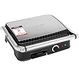 Clatronic® Kontaktgrill | beidseitiges fettfreies Grillen | 2000W | antihaftbeschichtete...