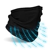 AktivPlus® Premium Schlauchschal Herren und Damen schwarz - Bandana Mundschutz Multifunktionstuch...