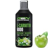 L-Carnitine 6000 Liquid - 1000 ml - Extra hochdosiert mit 6000 mg reinem L-Carnitin pro Tagesportion...
