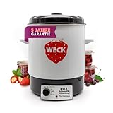 WECK Einkochautomat WAT14 Emaille mit Präzisionsthermostat – 29L Einkochtopf, Glühweinkocher,...
