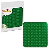 LEGO DUPLO Bauplatte in Grün, Bauspielzeug für Kleinkinder ab 18 Monaten, zum Ausstellen von...