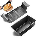 STFALI Brotbackform, Kastenform Brot, Toastbrot Backform, Karbonstahl Mit Gitterabbau Backblech,...