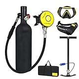 AUNLPB Scuba Tank Sauerstoffflasche Tauchen Scuba Diving Mini Tauchflasche Tragbare Tauchausrüstung...